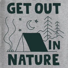 Kids Get Out in Nature Tent Short Sleeve Crusher Tee