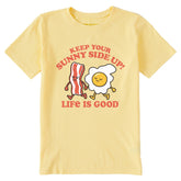 Kids Keep Your Sunny Side Up Short Sleeve Crusher Tee