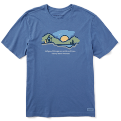 Men's All Good Things are Wild & Free Short Sleeve Tee