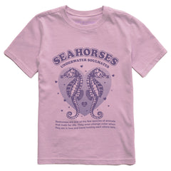 Kids Seahorses Soulmates Short Sleeve Crusher Tee