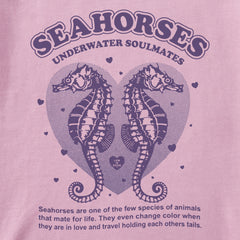 Kids Seahorses Soulmates Short Sleeve Crusher Tee