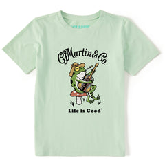 Kids Martin & Co. Frog Guitar Short Sleeve Crusher Tee