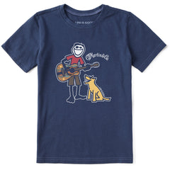 Kids Martin Jake & Rocket Guitar Short Sleeve Crusher Tee