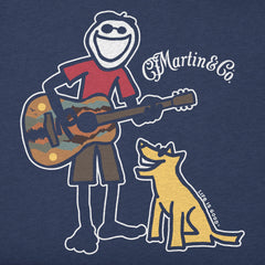 Kids Martin Jake & Rocket Guitar Short Sleeve Crusher Tee