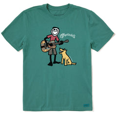 Men's Martin Jake & Rocket Guitar Short Sleeve Crusher Tee