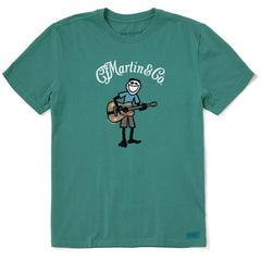 Men's Martin & Co. Jake Guitar Short Sleeve Crusher Tee