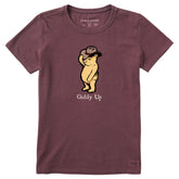 Women's Giddy Up Winnie Short Sleeve Crusher Tee