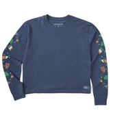 Women's Irish Icons Long Sleeve Crusher Boxy Tee