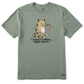 Men's I Need a Coffee Right Meow Short Sleeve Tee