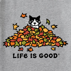 Kids Cat Gets Up and Leaves Short Sleeve Crusher Tee