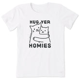 Women's Hug Yer Homies Cats Short Sleeve Tee