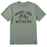 Men's Peace Love Bicycles Short Sleeve Tee