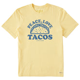 Men's Peace Love & Tacos Short Sleeve Tee