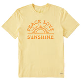 Men's Peace Love Sunshine Short Sleeve Tee