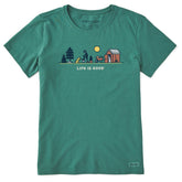 Women's Gardening Activity Vista Short Sleeve Crusher Tee