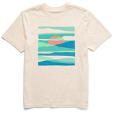 Men's Sunset Through the Clouds Short Sleeve Crusher Tee