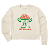 Women's Legalize Marinara Long Sleeve Crusher Boxy Tee