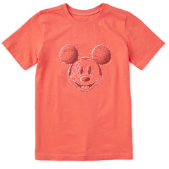 Kids Steamboat Willie Short Sleeve Crusher Tee