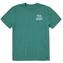 Men's Yes Chef Short Sleeve Crusher Tee