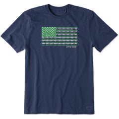 Men's Shamrock Flag Short Sleeve Crusher Tee