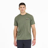 Men's Vintage Fish More Worry Less Short Sleeve Sun Crusher Tee