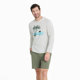Men's Sunset Two Palms Long Sleeve Sun Crusher Hoodie