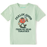 Kids Feelin' Good Tomatoes Short Sleeve Crusher Tee