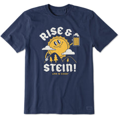 Men's Rise and Stein Short Sleeve Crusher Tee