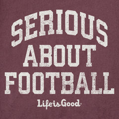Men's Serious About Football Long Sleeve Crusher Tee