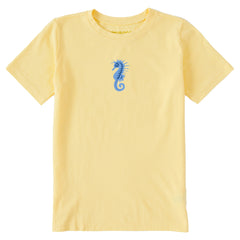Kids Seahorse Mini Short Sleeve Crusher Tee