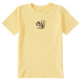 Kids Squirrel Mini Short Sleeve Crusher Tee