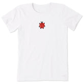 Women's Ladybug Mini Short Sleeve Crusher Tee