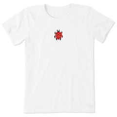 Women's Ladybug Mini Short Sleeve Crusher Tee