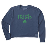 Women's Irish Clover 2 Long Sleeve Crusher Boxy Tee