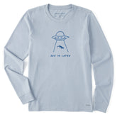 Women's Later Gator Saucer Long Sleeve Crusher Tee