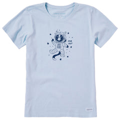 Women's Far Out Catsronaut Short Sleeve Crusher Tee