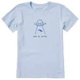 Women's Later Gator Saucer Short Sleeve Crusher Tee