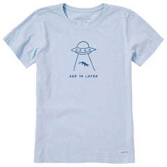 Women's Later Gator Saucer Short Sleeve Crusher Tee