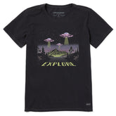 Women's Explore UFO Landscape Short Sleeve Crusher Tee