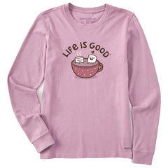 Women's Cocoa Time Long Sleeve Crusher Tee