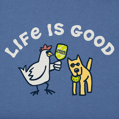 Kids Chicken N Pickle Rocket Short Sleeve Crusher Tee