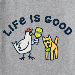 Women's Chicken N Pickle Rocket Short Sleeve Crusher Tee