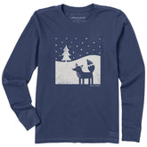Women's Fox in Winter Long Sleeve Crusher Tee
