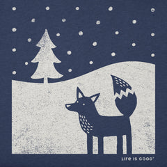 Men's Fox in Winter Short Sleeve Crusher Tee