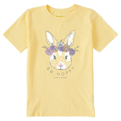 Kids Be Hoppy Flower Crown Short Sleeve Crusher Tee
