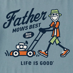 Men's Father Mows Best Short Sleeve Tee