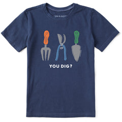 Kids You Dig Garden Tools? Short Sleeve Crusher Tee