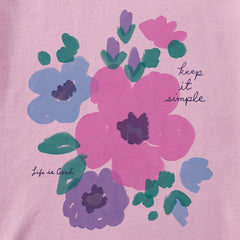 Kids Keep it Simple Waterflowers Short Sleeve Crusher Tee