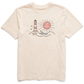 Men's Scenic Lighthouse Short Sleeve Crusher Tee