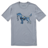 Men's Macro Micro Dogscape Short Sleeve Crusher-LITE Slim Fit Tee